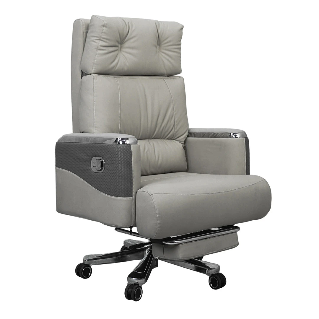 Luxury Boss Chair with Footrest | Model: PF-B-3002