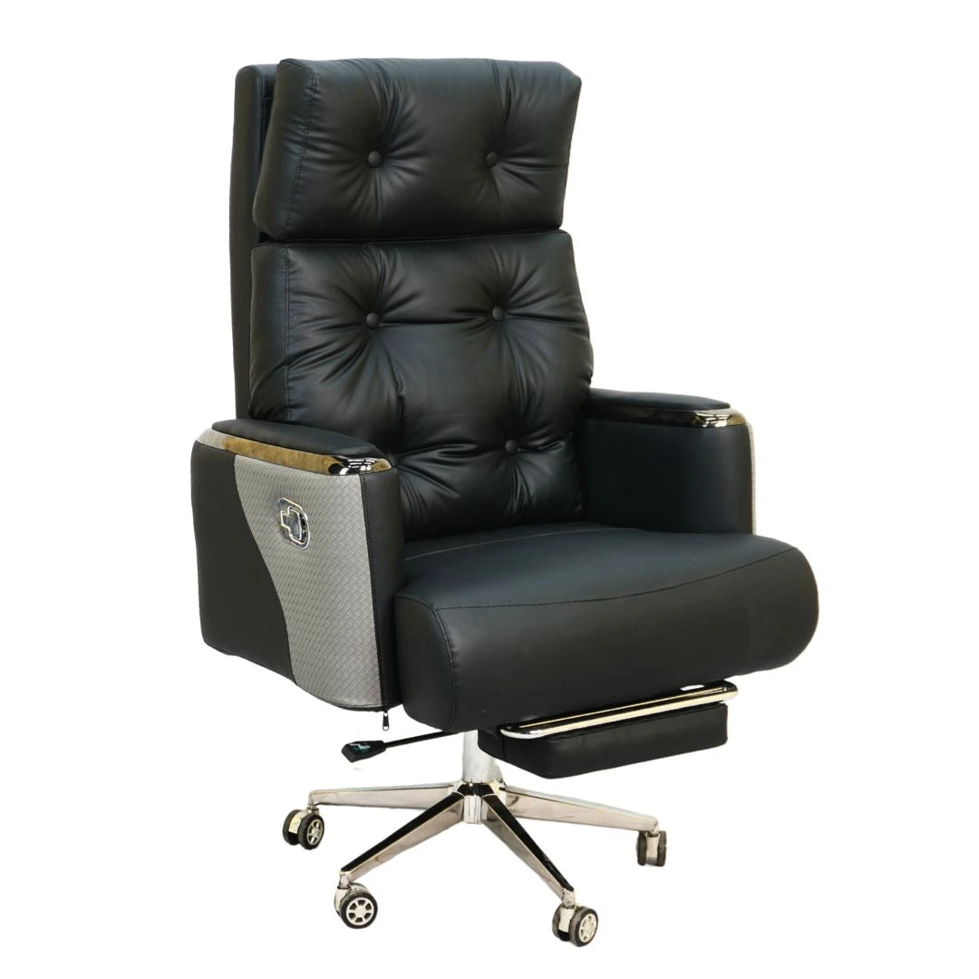 Luxury Boss Chair with Footrest | Model: PF-B-3003